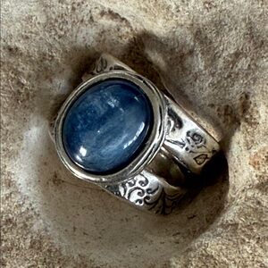 “Freya Ring” by Jes MaHarry. Sterling silver with Kyanite stone. New with tags